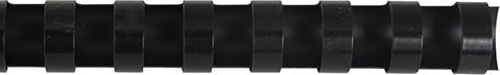 14mm.SİYAH DELUX Plastik Spiral 100 Adet