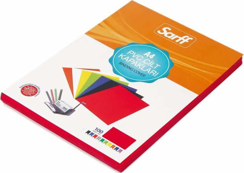 PVC A4 BUZLU ŞEFFAF Cilt Kapağı 100'Lü Paket