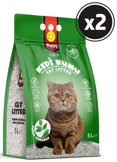 Clean Kedi Kumu Natural 5 lt x 2 Adet