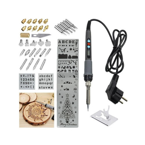 Wood Pro Ahşap Yakma Seti 46 Parça 60 Watt