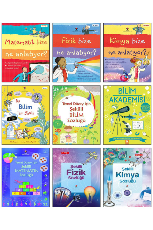 Tübitak Yayınları Matematik Fizik Kimya Bize Ne Anlatıyor? Şekilli Matematik Fizik Kimya Sözlüğü Bu Bilim Tam Senlik 9