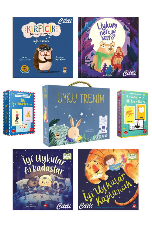 Sincap Kitap Kirpicik Uyku Zamanı Uyku Trenim İyi Uykular Arkadaşlar Kaplancık İlk Kelimelerim Bebeğimin Kartları