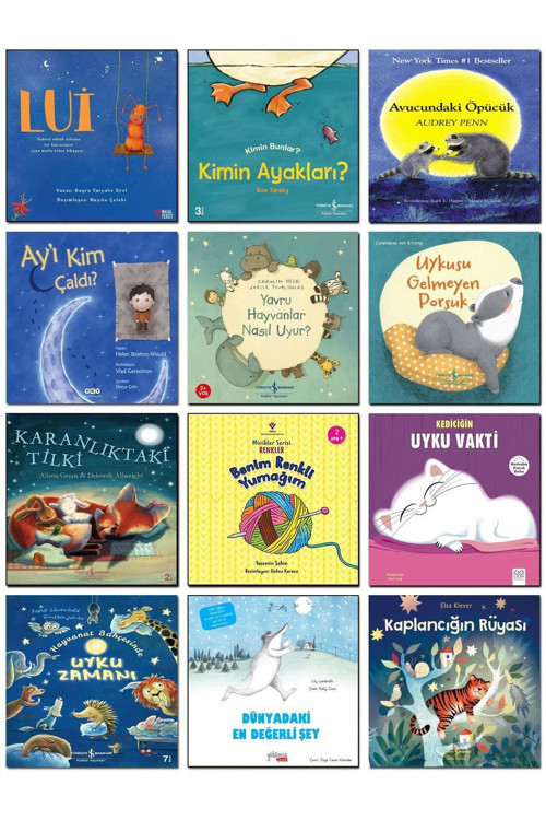 Yapı Kredi Yayınları Avucundaki Öpücük Hayvanat Bahçesinde Uyku Zamanı Lui Ayı Kim Çaldı? Uyku Öncesi Masal Kitapları