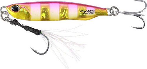 Drag Metal Cast Slim Jig 20gr. PJA0045 Pink Gold Zebra Glow