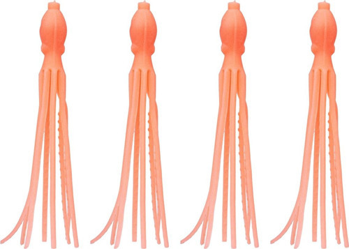 Silikon Ahtapot 11.5cm (4 Adet) #3 Cream UV
