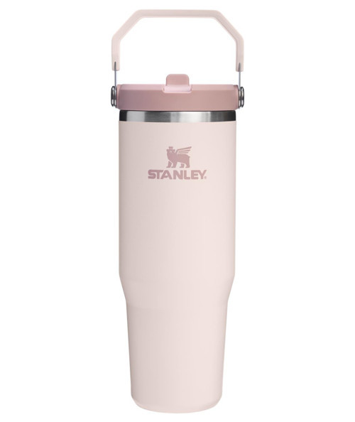 The IceFlow™ Flip Straw 2.0 Tumbler 0.89L / 30oz Rose Quartz Termos