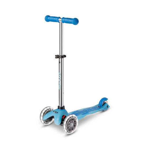 Mini Micro Scooter Deluxe Glow LED Plus Arctic Blue MMD211