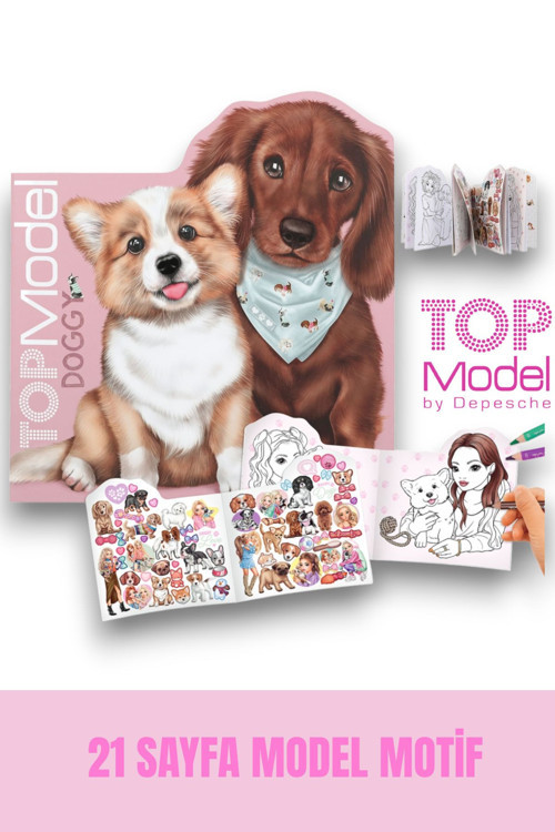 Toyfest TOPModel Doggy coloring book KITTY and DOGGY