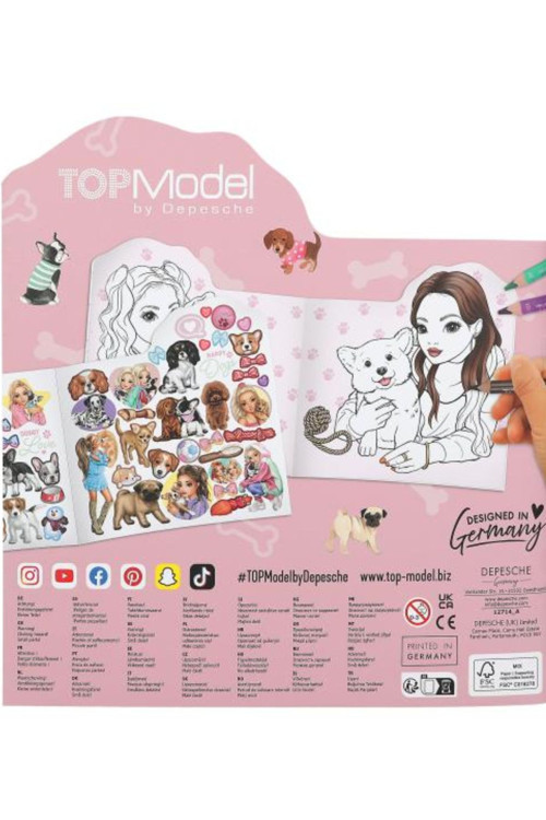 Toyfest TOPModel Doggy coloring book KITTY and DOGGY 5