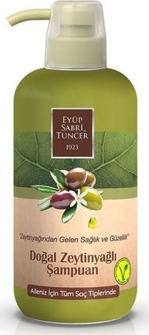 Doğal Zeytinyağlı Şampuan Pet Şişe 600Ml
