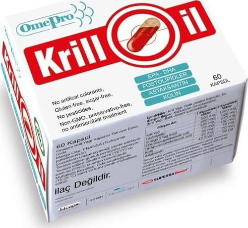 Krill Oil (Krill Yağı) 60 Likit Kapsül