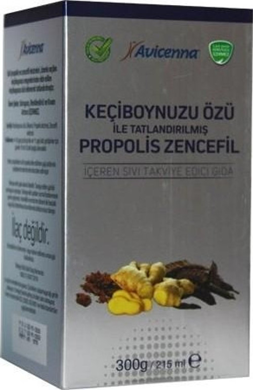 Keçiboynuzu Özü İle Tatlandırılmış Propolis Zencefil 300 Gr