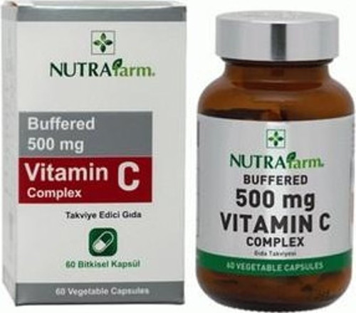 Nutrafarm Buffered 500 Mg Vitamin C Complex - Derm
