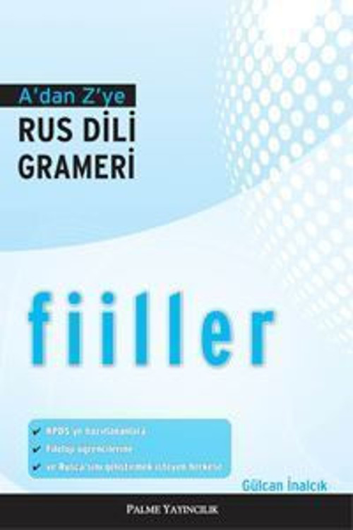 Palme Yayınevi A`Dan Z`Ye Rus Dili Grameri Fiiller Kitabı