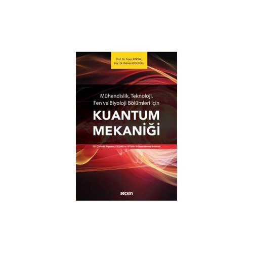 Kuantum Mekaniği Fevzi Köksal 2017/09
