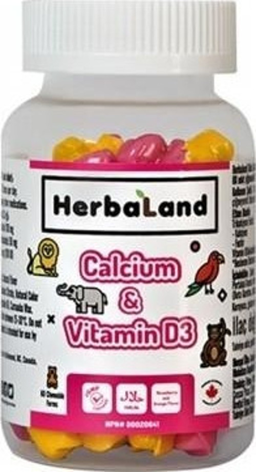 Kids Calcium With Vitamin D3 60 Adet