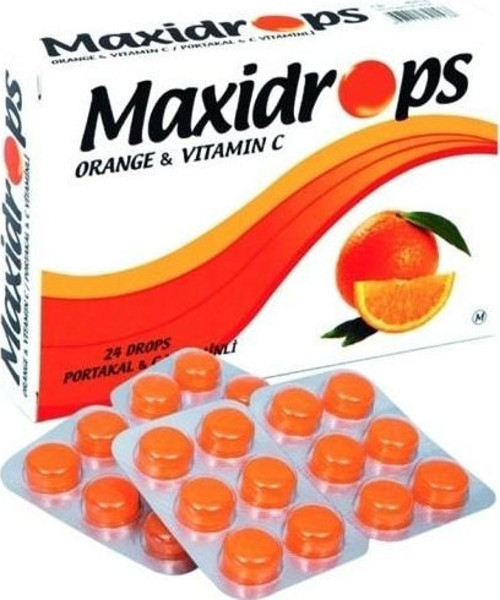 Portakal & C Vitamini Boğaz Pastili