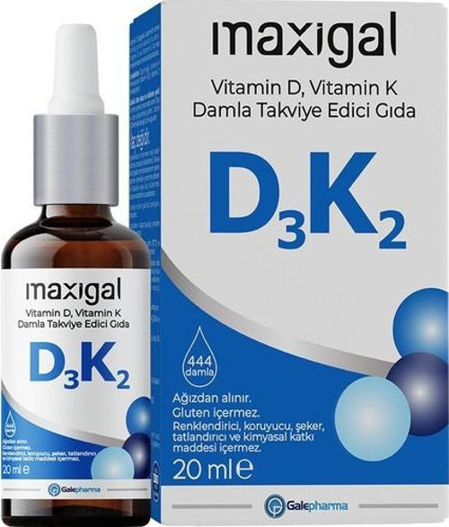 D3 + K2 Vitamin Damla 20 Ml