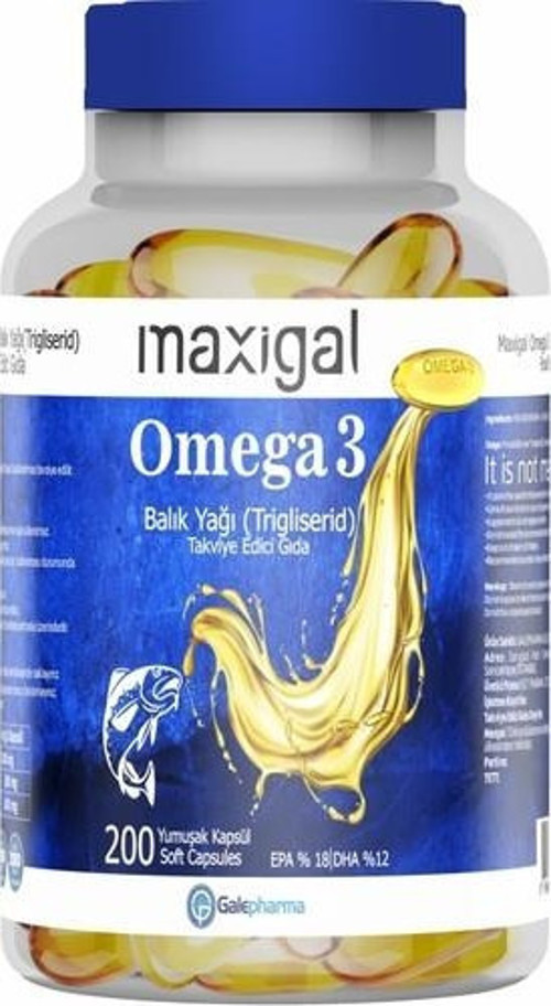 Omega 3 Balık Yağı 200 Kapsül
