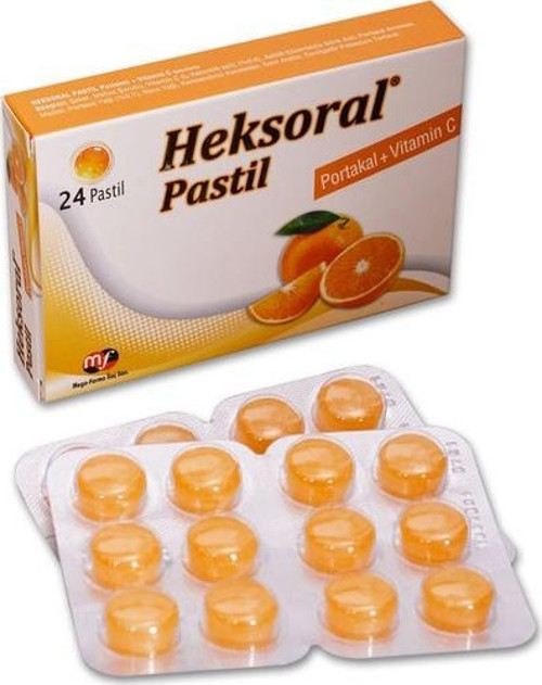 Heksoral Pastil Portakal Vitamin C