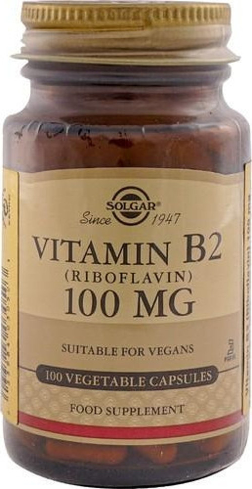 Vitamin B2 (Riboflavin) 100 Mg 100 Kapsül