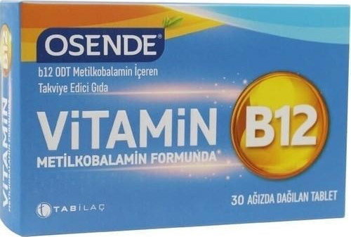 Osende Vitamin B12 Metilkobalamin 30 Tablet
