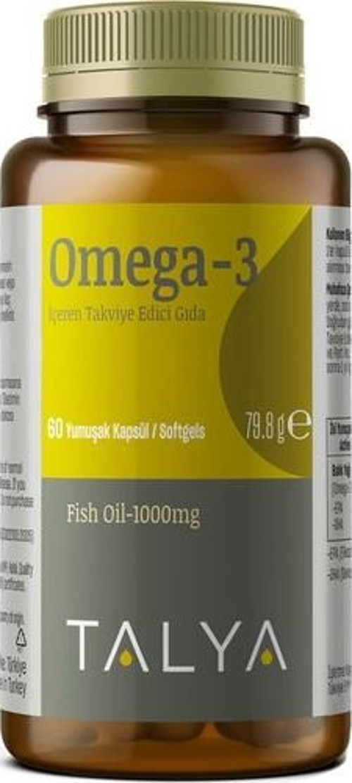 OMEGA-3 İçeren Takviye Edici Gıda - 60 Yumuşak Kapsül