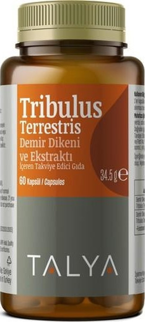 TRIBULUS TERRESTRIS | Demir Dikeni ve Ekstraktı İçeren Takviye Edici Gıda - 60 Kapsül