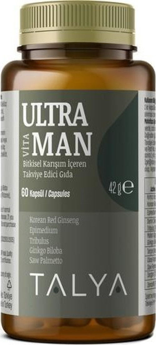 ULTRA VITAMAN | Bitkisel Karışım İçeren Takviye Edici Gıda - 60 Kapsül