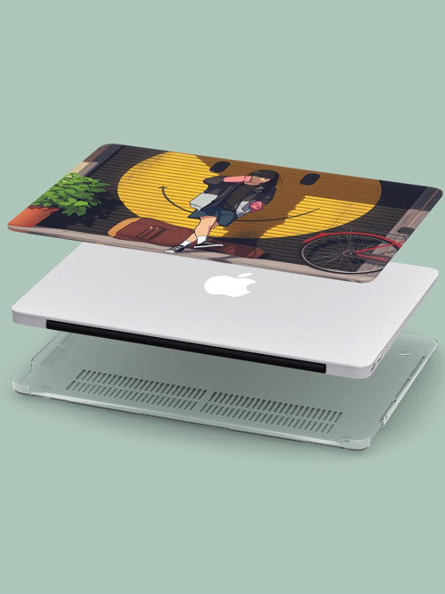 Macbook Air (M2) Kılıf 13.6 inç A2681 2022 Şeffaf Ön Arka Kapak Koruma Macify-11