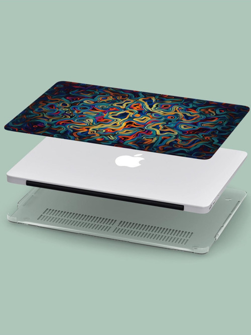 Macbook Air (M2) Kılıf 13.6 inç A2681 2022 Şeffaf PVC Koruyucu Kapak Macify-04