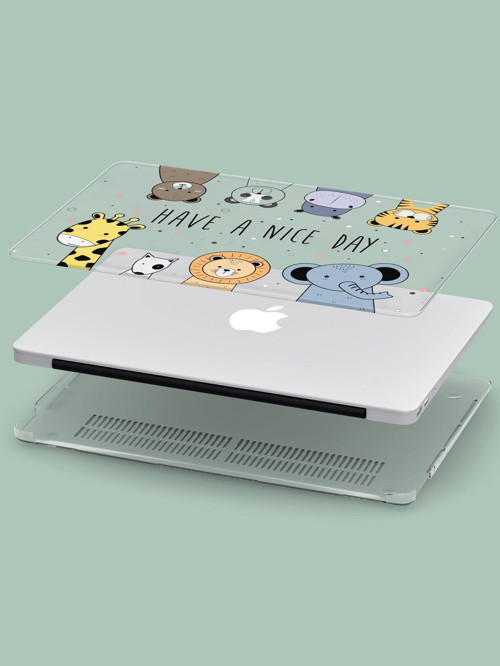 Macbook Air (M2) Kılıf 13.6 inç A2681 2022 Şeffaf Sert PVC Macoste-16