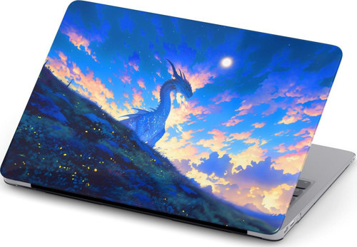 Macbook Air (M2) Kılıf 13.6" A2681 2022 Full Koruyucu Kapak Macpac-17 Ejderha