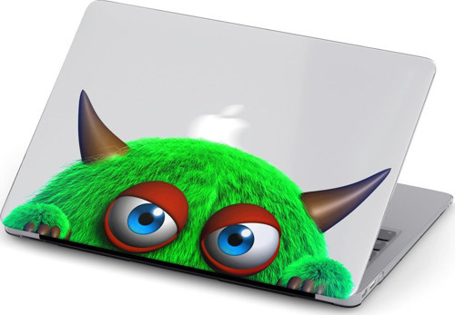 Macbook Air (M1) Kılıf 13.3 inç A2179-A2337 2020/2021 Şeffaf Sert Kapak Macoste-02