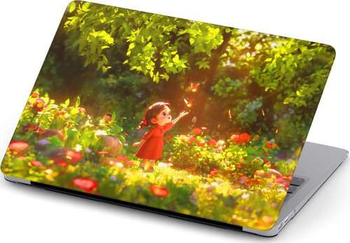 Macbook Pro M1-M2 Kılıf 14.2" A2442-A2779 2021/2023 Full 360 Koruma Macpac-05 Kelebek