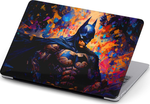 Macbook Pro M1-M2 Kılıf 14.2" A2442-A2779 2021/2023 Full PVC Koruyucu Kapak Macpac-24 Batman