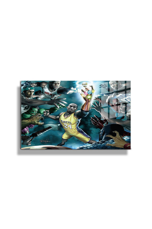 İkonik Fotoğraflar,Spor Fotoğraflarları Yapay Zeka Destekli, 3D Dekoratif Baskı Cam Tablo 268