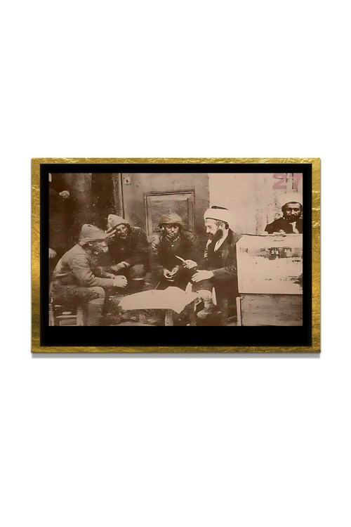 Yapay Zeka İle Yenilenmiş Atatürk Fotoğrafları Siyah Beyaz Cam Tablo, 3D Dekoratif Baskı 650