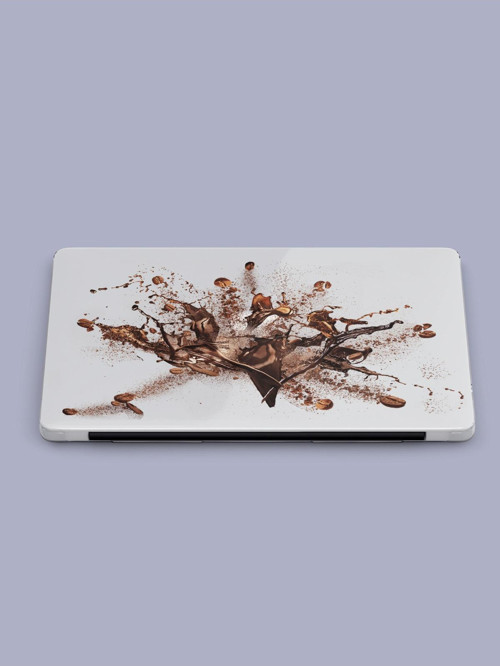 Macbook Air Kılıf 13.3 inç A1369-A1466 2011/2017 Şeffaf Sert Koruma Kılıfı Macaron-13 Çikolata Belçi