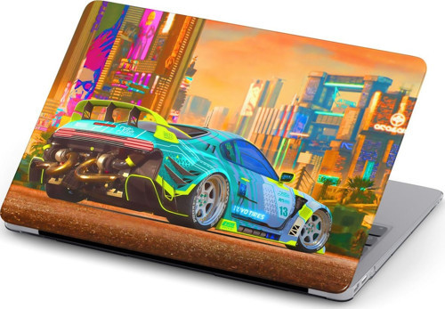 Macbook Pro (M1-M2) 14.2 inç A2442-A2779 Kılıf Macflare 26 Sert PVC Corvette