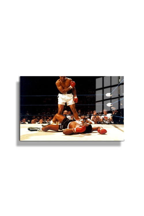 İkonik Fotoğraflar,Spor Fotoğraflarları Yapay Zeka Destekli, 3D Dekoratif Baskı Cam Tablo 239