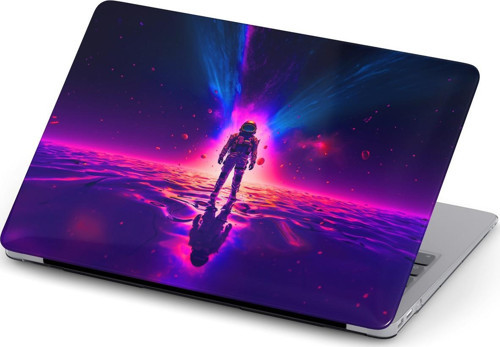 Macbook Air (M2) Kılıf 15,3" A2941 2023 Full Sert Kapak Macpac-10 Astronot