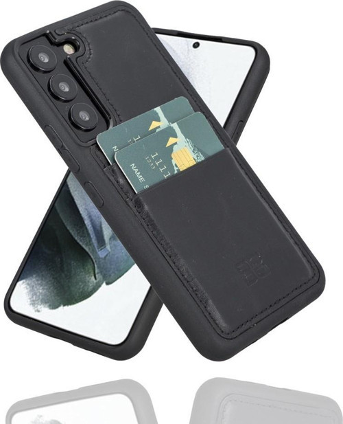 Samsung Galaxy S22 Uyumlu Deri Arka Kapak FXCP RST1