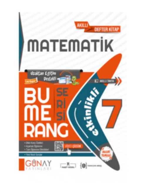 Günay Yayınları 7. Sınıf Matematik Etkinlikli Bumerang Serisi