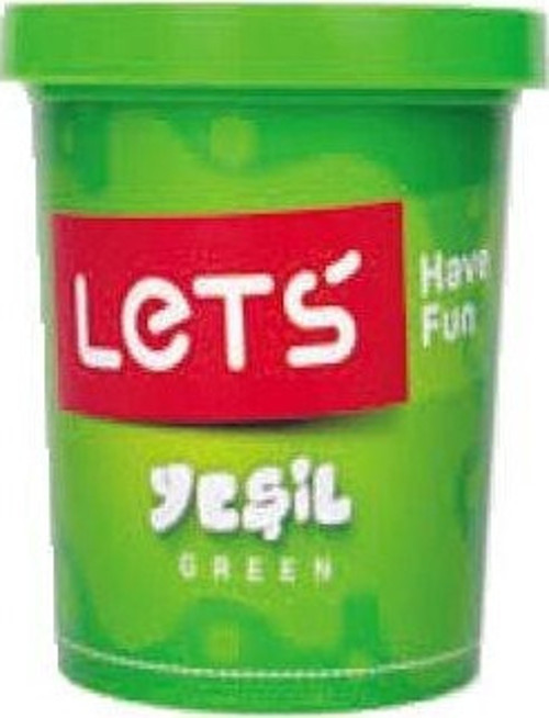 Tek Renk Oyun Hamuru Yeşil 115 Gram L8440-4 (24 Lü Paket)