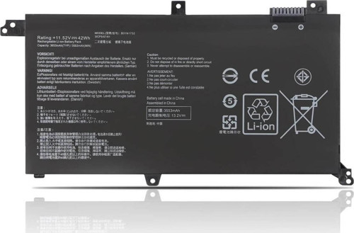 Asus B31N1732 Batarya ile Uyumlu Pil