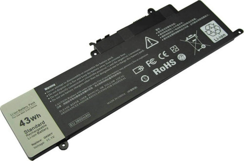 Dell Inspiron 7568 2-in-1 Versiyon P55F, P55F002 Batarya ile Uyumlu Pil GK5KY