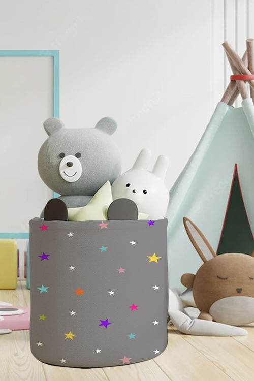 Yıldızlı Çocuk Ve Bebek Odası Düzenleyici Oyuncak Sepeti Tlas-031