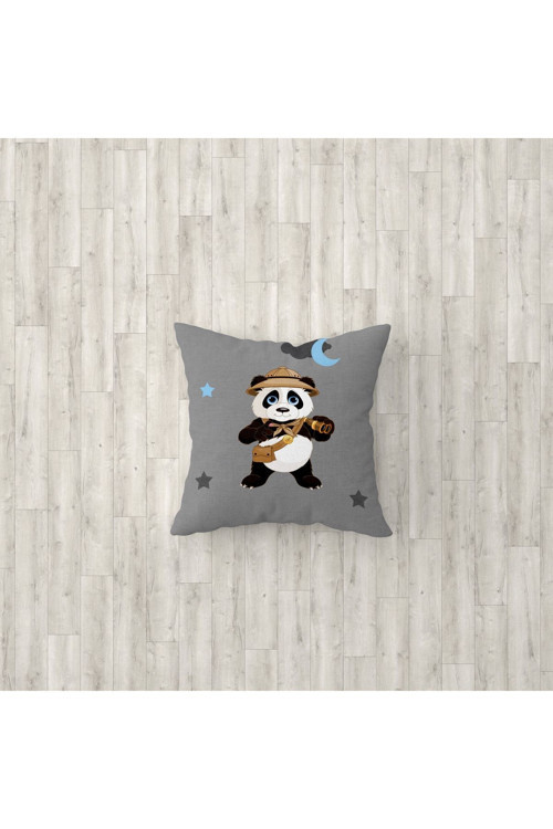 Yıldızlar Ve Bulutlar Panda Çocuk Ve Bebek Odası 3'Lü Kırlent Kılıfı Tlakr-129