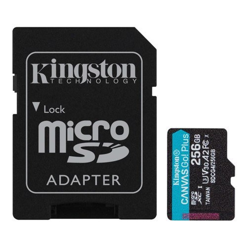 SDCG4-256GB 256GB microSDXC Canvas Go Plus Gen4 200MB-s A2 U3 V30 Card + ADP Hafıza Kartı
